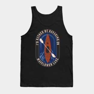 Id Rather Be Kayaking On Mayflower Lake in Wisconsin Tank Top